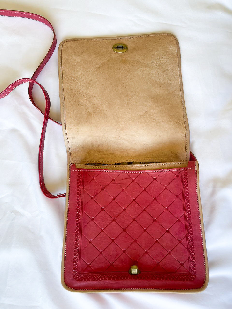 Tetouani messenger bag - Pink