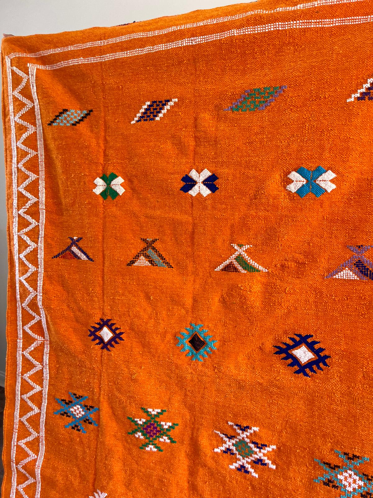 Kilim Rug - Orange - 245cm x 140cm