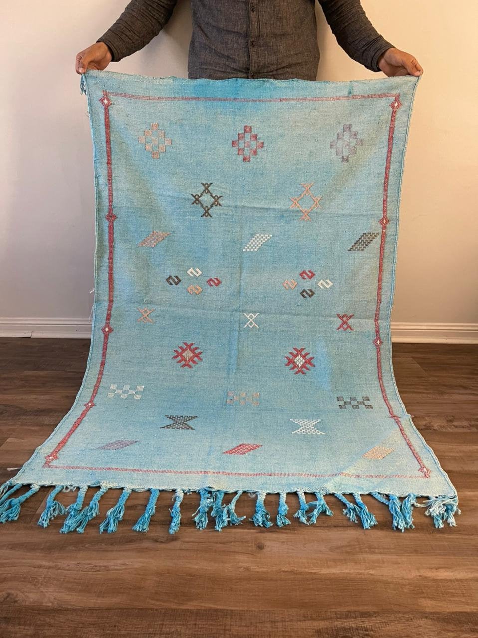 Small Cactus Silk Rug - Small