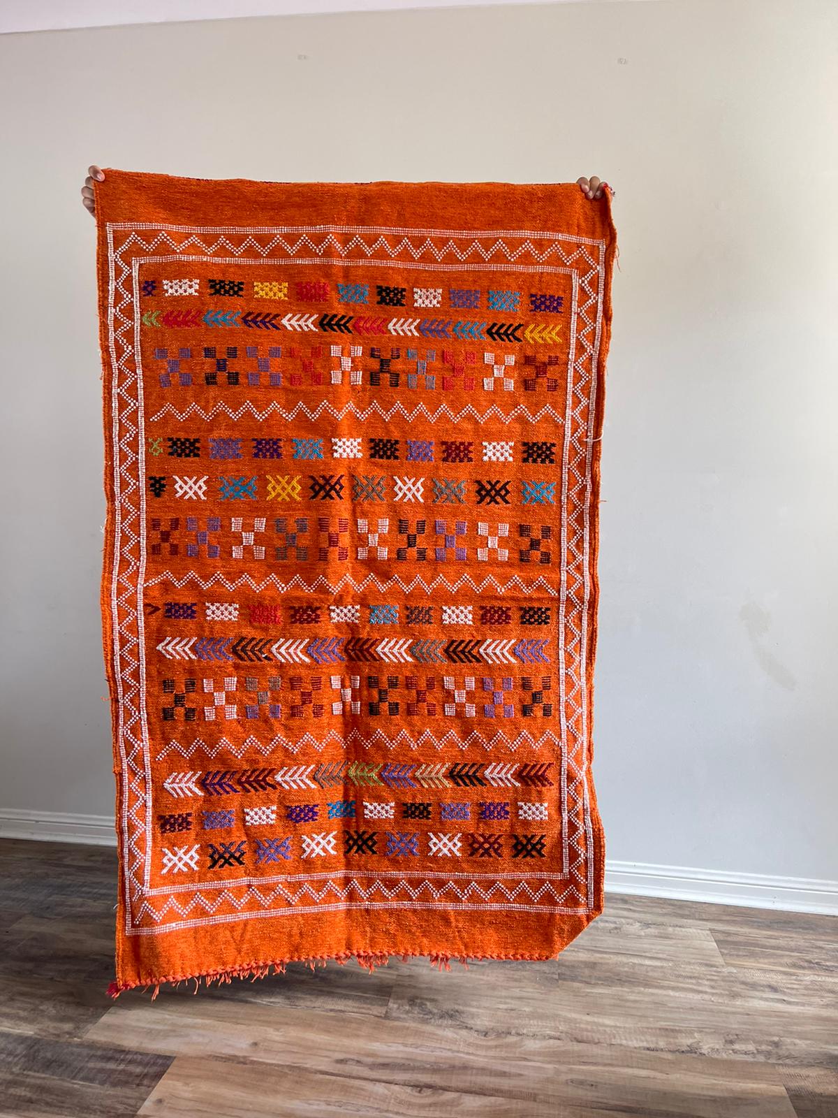 wool rug - 150 by 100 cm