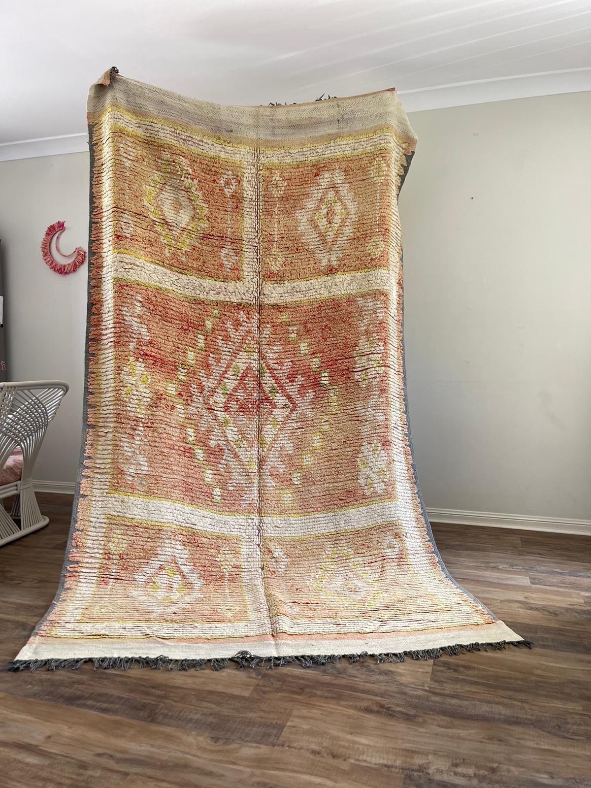 Vintage rug- 295 by 160cm -hassan