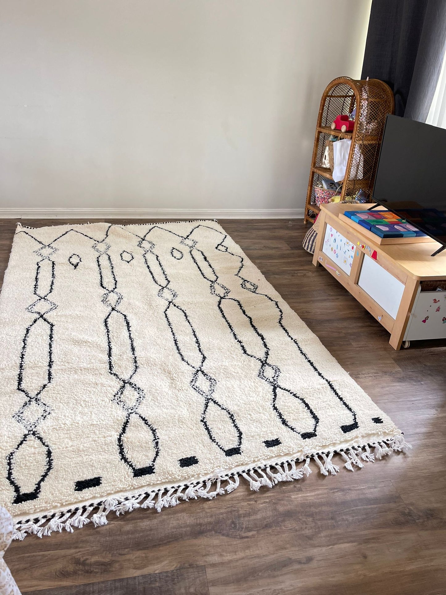 Beni Ourain - 255cm x 155cm - Moroccan rug