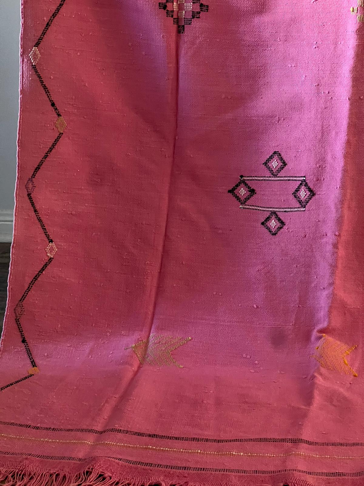 Handmade moroccan cactus rug/authentic moroccan sabra carpet