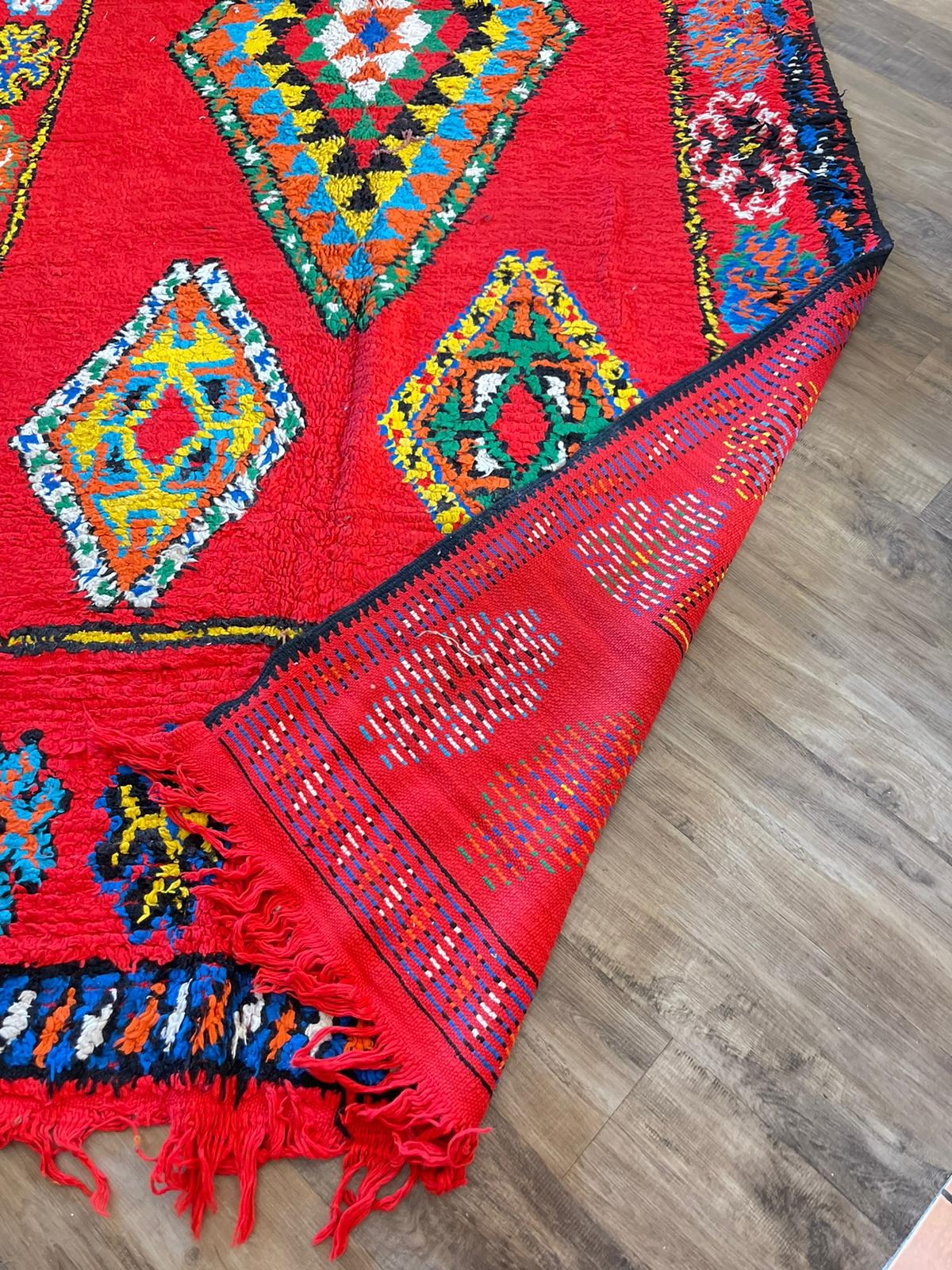 Vintage Moroccan rug - 375 by 180 cm- baraka