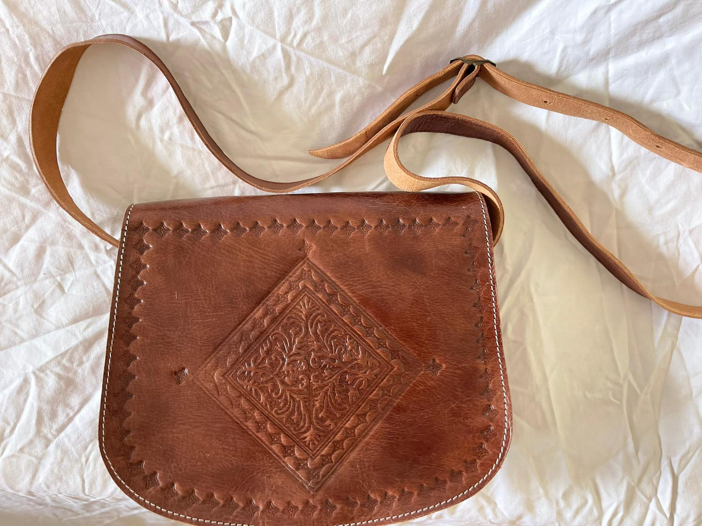 leather bag - brown