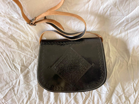 leather bag - black