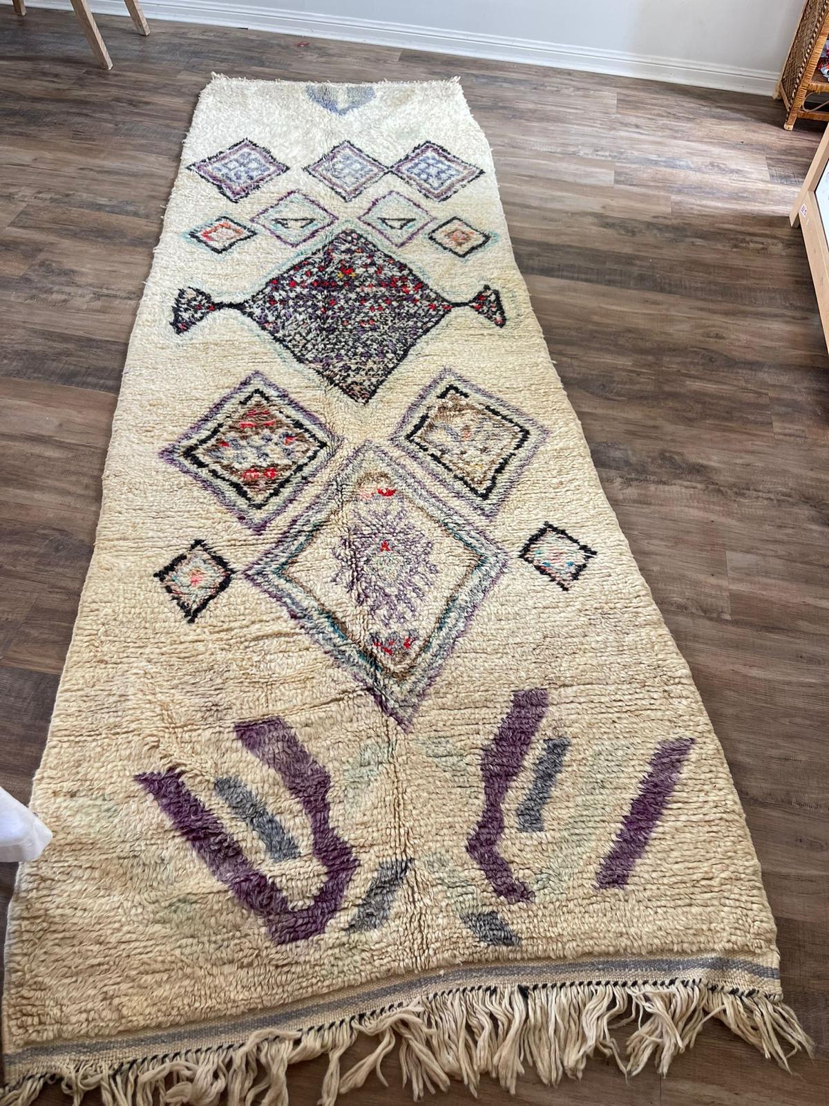 Vintage rug- 315 by 100 cm  -ait berber
