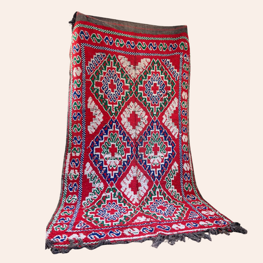 Vintage boujaad  rug  306 by 167 cm  - safar