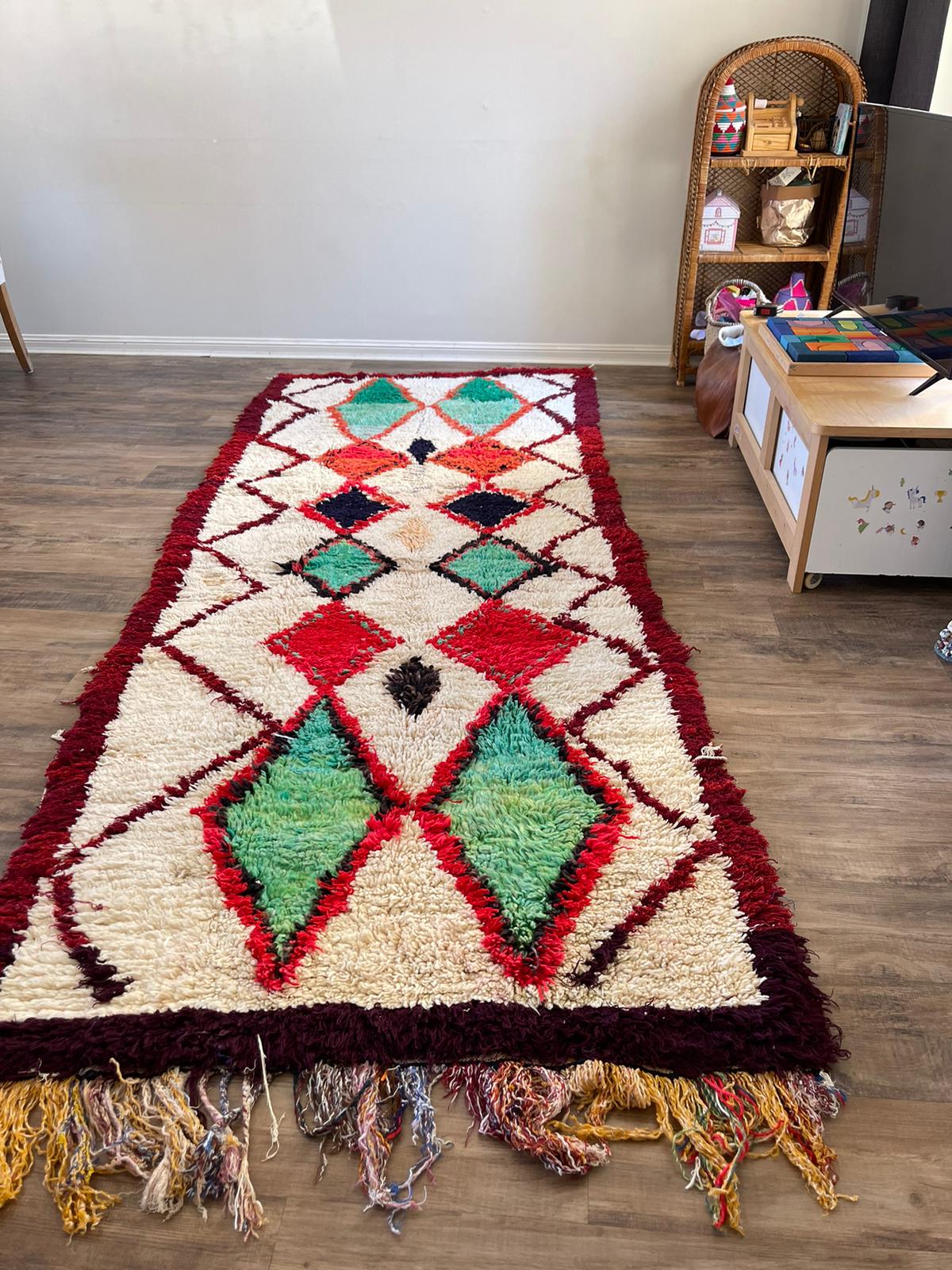 Vintage rug-327 by 124cm -Amir