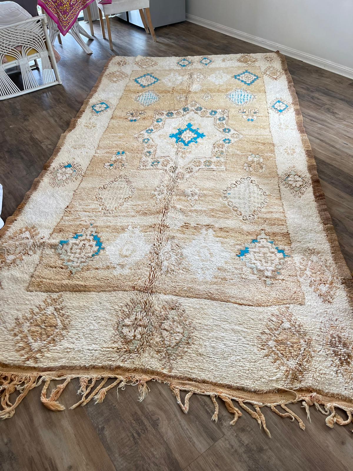 Vintage rug-365 by 188cm -hamou