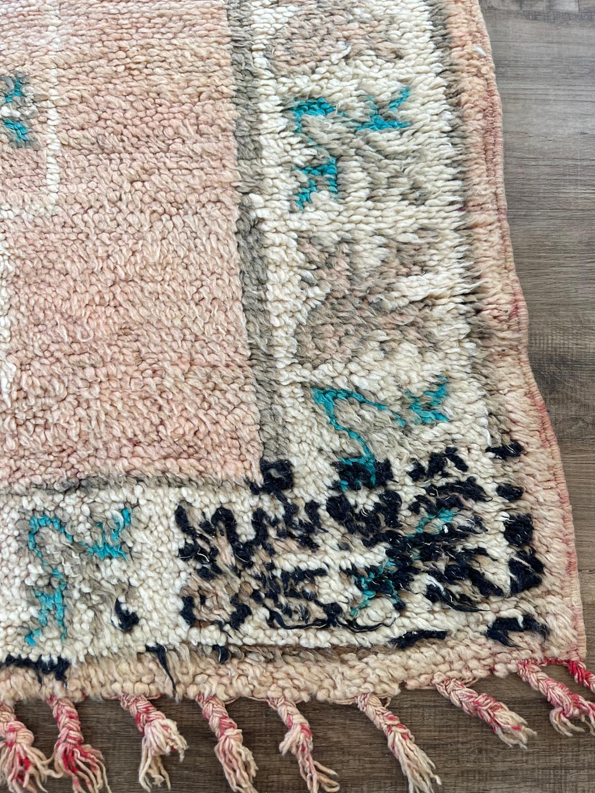 Vintage rug- 260 by 107 cm -toubkal