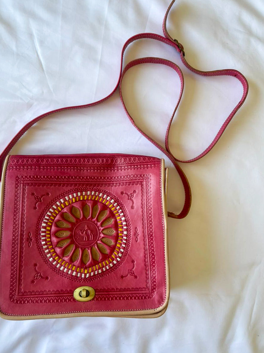 Tetouani messenger bag - Pink