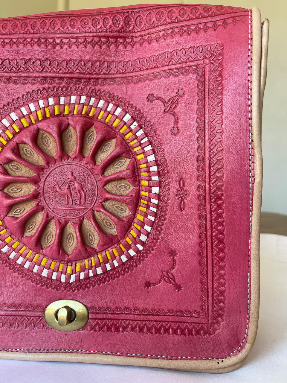 Tetouani messenger bag - Pink