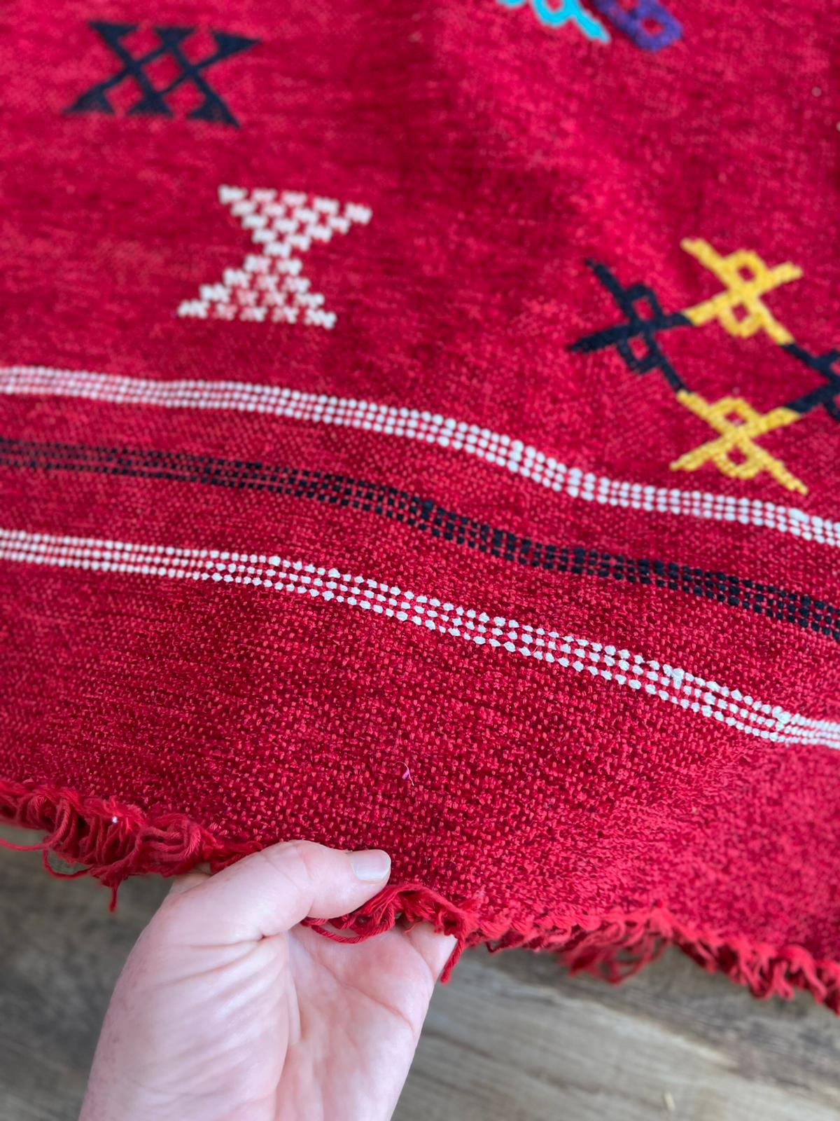 Kilim Rug - Red - 245cm x 140cm