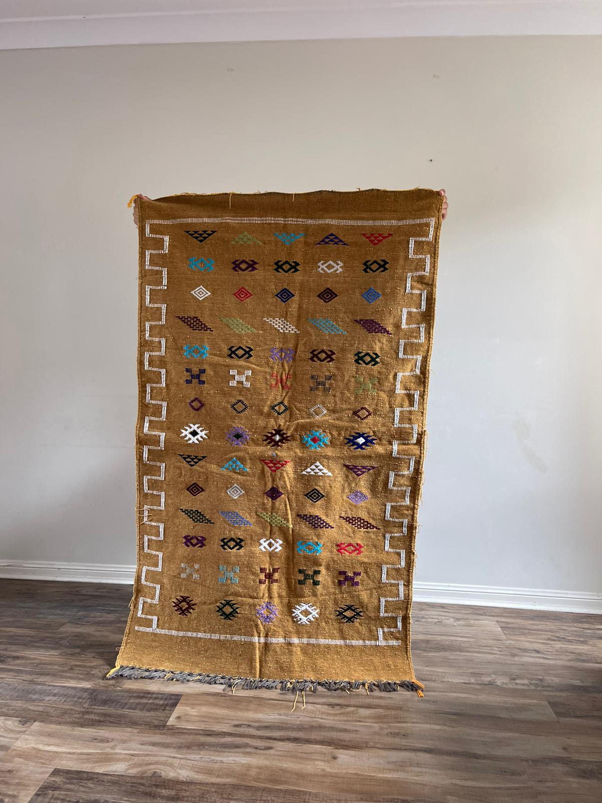 wool rug - 150 by 100 cm