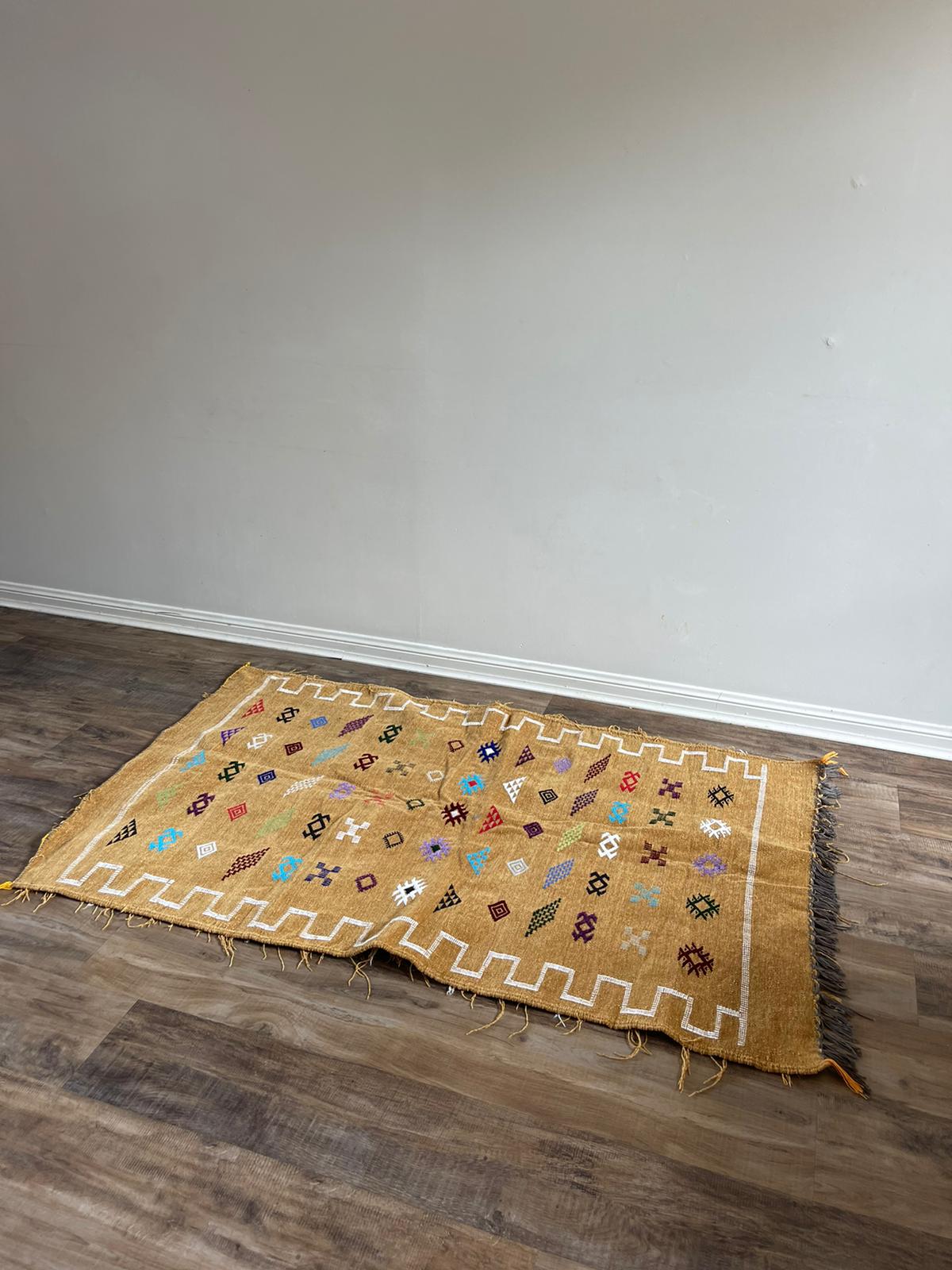 wool rug - 150 by 100 cm