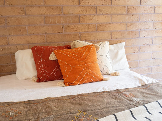 Orange Tribal Cotton