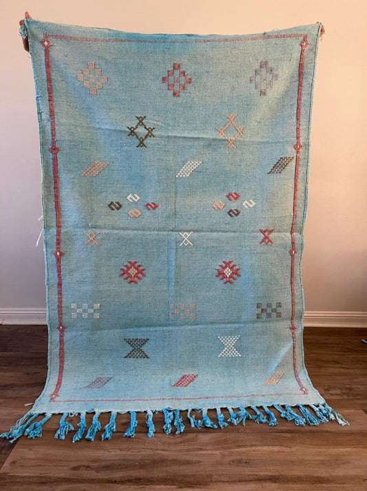 Small Cactus Silk Rug - Small