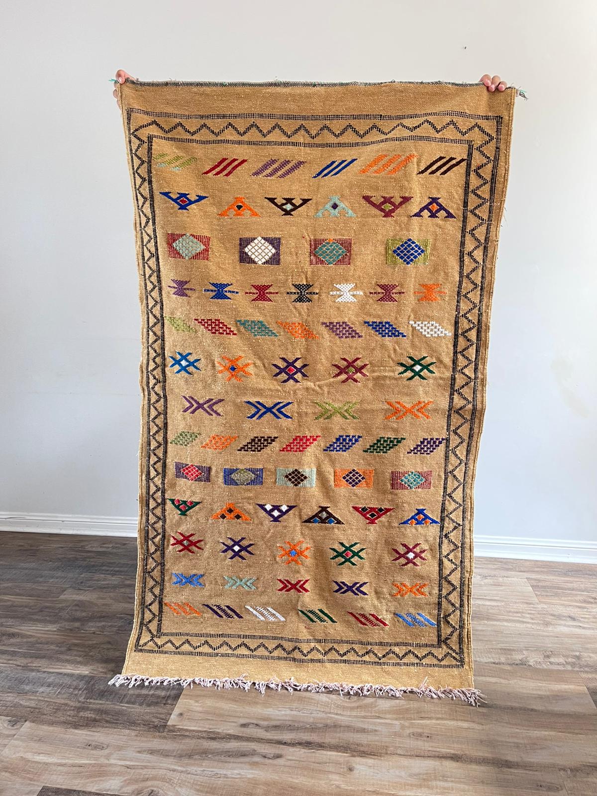 wool rug - 150 by 100 cm