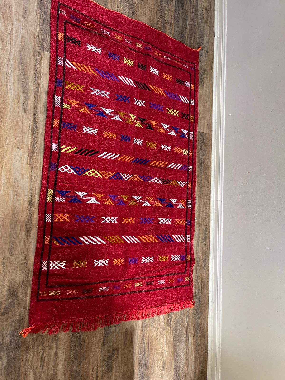 wool rug - 150 by 100 cm